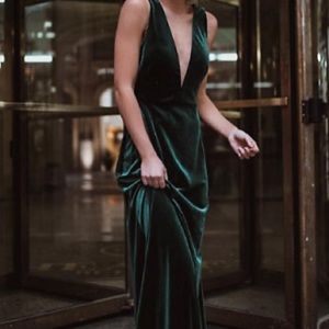 Jenny Yoo BHLDN velvet maxi dress